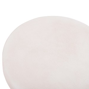 73659 ΤΡΑΠΕΖΙ ΣΑΛΟΝΙΟΥ ΣΤΡΟΓΓΥΛΟ ΣΕΙΡΑ SANTORINI HM18050 MDF ΣΕ ΥΠΟΛΕΥΚΟ ΧΡΩΜΑ Φ80x35Υεκ.