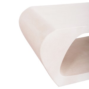 73666 ΤΡΑΠΕΖΙ ΣΑΛΟΝΙΟΥ ΣΕΙΡΑ SANTORINI HM18071 MDF ΣΕ ΥΠΟΛΕΥΚΟ ΧΡΩΜΑ 100x60x45Υεκ.