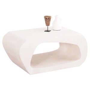 73666 ΤΡΑΠΕΖΙ ΣΑΛΟΝΙΟΥ ΣΕΙΡΑ SANTORINI HM18071 MDF ΣΕ ΥΠΟΛΕΥΚΟ ΧΡΩΜΑ 100x60x45Υεκ.