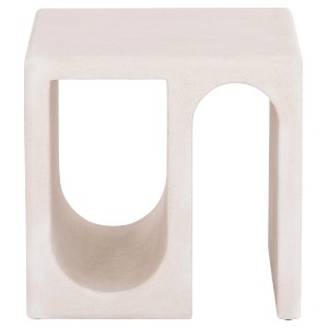 73675 ΤΡΑΠΕΖΙ ΣΑΛΟΝΙΟΥ ΣΕΙΡΑ SANTORINI HM18070 MDF ΣΕ ΥΠΟΛΕΥΚΟ ΧΡΩΜΑ 48x38x48,5Υεκ.