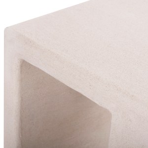 73675 ΤΡΑΠΕΖΙ ΣΑΛΟΝΙΟΥ ΣΕΙΡΑ SANTORINI HM18070 MDF ΣΕ ΥΠΟΛΕΥΚΟ ΧΡΩΜΑ 48x38x48,5Υεκ.