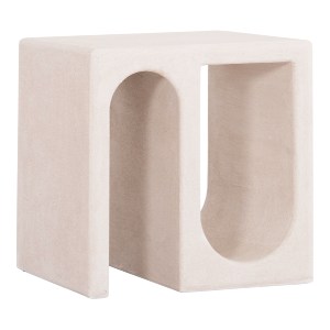 73675 ΤΡΑΠΕΖΙ ΣΑΛΟΝΙΟΥ ΣΕΙΡΑ SANTORINI HM18070 MDF ΣΕ ΥΠΟΛΕΥΚΟ ΧΡΩΜΑ 48x38x48,5Υεκ.