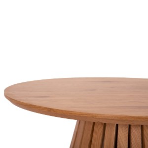 73696 ΤΡΑΠΕΖΙ ΣΑΛΟΝΙΟΥ TALBERT HM18024 MDF ΣΕ ΑΝΟΙΧΤΟ ΦΥΣΙΚΟ ΞΥΛΟΥ Φ80x40,5Υεκ.