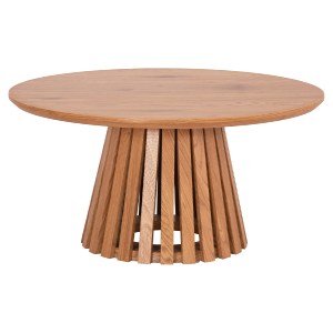 73696 ΤΡΑΠΕΖΙ ΣΑΛΟΝΙΟΥ TALBERT HM18024 MDF ΣΕ ΑΝΟΙΧΤΟ ΦΥΣΙΚΟ ΞΥΛΟΥ Φ80x40,5Υεκ.