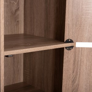 73724 ΝΤΟΥΛΑΠΙ ΜΕ 4 ΑΠΟΘ.ΧΩΡΟΥΣ MATIN HM2479.02 SONAMA OAK ΜΕΛΑΜΙΝΗ 80x39,5x99,5Υεκ.