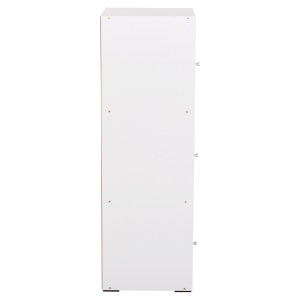 73735 ΝΤΟΥΛΑΠΙ ΜΕ 3 ΑΠΟΘ. ΧΩΡΟΥΣ SORIANO HM9939.01 ΛΕΥΚΗ ΜΕΛΑΜΙΝΗ 40x39x119Υεκ.