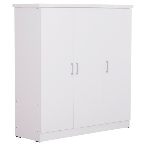 73738 ΝΤΟΥΛΑΠΑ 3ΦΥΛΛΗ ΜΕ ΡΑΦΙΑ BAILEY HM2482.02 ΛΕΥΚΗ ΜΕΛΑΜΙΝΗ 120-116x40x123,5Υεκ.