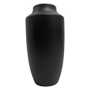 73756 ΕΠΙΤΡΑΠΕΖΙΟ ΚΕΡΑΜΙΚΟ ΔΙΑΚΟΣΜΗΤΙΚΟ ΒΑΖΟ GALAD HM4588.02 ΜΑΥΡΟ ΜΑΤ Φ16x32Υεκ