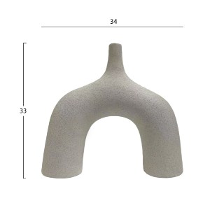 73759 ΕΠΙΤΡΑΠΕΖΙΟ ΚΕΡΑΜΙΚΟ ΔΙΑΚΟΣΜΗΤΙΚΟ ΣΕΙΡΑ ISIL HM4601.01 ΚΡΥΣΤΑΛΛ.ΥΠΟΛΕΥΚΟ 34x10x33Υεκ