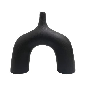 73760 ΕΠΙΤΡΑΠΕΖΙΟ ΚΕΡΑΜΙΚΟ ΔΙΑΚΟΣΜΗΤΙΚΟ ΣΕΙΡΑ ISIL HM4601.02 ΜΑΥΡΟ ΜΑΤ 34x10x33Υεκ