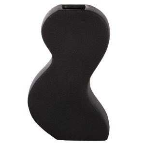 73774 ΕΠΙΤΡΑΠΕΖΙΟ ΚΕΡΑΜΙΚΟ ΔΙΑΚΟΣΜΗΤΙΚΟ ΣΕΙΡΑ SEBOR HM4590.02 MATTE BLACK 13x6x22Υεκ