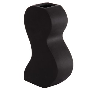 73774 ΕΠΙΤΡΑΠΕΖΙΟ ΚΕΡΑΜΙΚΟ ΔΙΑΚΟΣΜΗΤΙΚΟ ΣΕΙΡΑ SEBOR HM4590.02 MATTE BLACK 13x6x22Υεκ