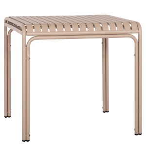 73951 ΤΡΑΠΕΖΙ ΤΕΤΡΑΓΩΝΟ ΑΛΟΥΜΙΝΙΟΥ RACHEL HM6338.04 ΣΑΜΠΑΝΙ 80x80x76Υεκ.