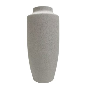 73979 ΕΠΙΤΡΑΠΕΖΙΟ ΚΕΡΑΜΙΚΟ ΔΙΑΚΟΣΜΗΤΙΚΟ ΒΑΖΟ GALAD HM4587.01 ΕΚΡΟΥ ΚΡΥΣΤΑΛΛΙΚΟ Φ18,5x40Υεκ