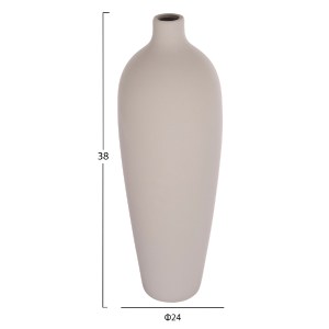 73981 ΕΠΙΤΡΑΠΕΖΙΟ ΚΕΡΑΜΙΚΟ ΔΙΑΚΟΣΜΗΤΙΚΟ GALAD HM4624.03 ΓΚΡΙ ΜΑΤ Φ24x70Υεκ