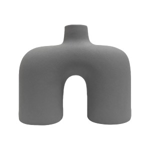 73985 ΕΠΙΤΡΑΠΕΖΙΟ ΚΕΡΑΜΙΚΟ ΔΙΑΚΟΣΜΗΤΙΚΟ ISIL HM4600.03 ΓΚΡΙ ΜΑΤ 27x9x23Υεκ