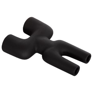 73992 ΕΠΙΤΡΑΠΕΖΙΟ ΚΕΡΑΜΙΚΟ ΔΙΑΚΟΣΜΗΤΙΚΟ MANI HM4642.02 ΜΑΥΡΟ ΜΑΤ 15,5x6x23,5Υεκ