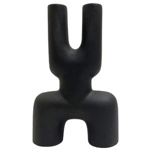 73992 ΕΠΙΤΡΑΠΕΖΙΟ ΚΕΡΑΜΙΚΟ ΔΙΑΚΟΣΜΗΤΙΚΟ MANI HM4642.02 ΜΑΥΡΟ ΜΑΤ 15,5x6x23,5Υεκ