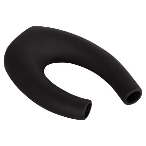 73995 ΕΠΙΤΡΑΠΕΖΙΟ ΚΕΡΑΜΙΚΟ ΔΙΑΚΟΣΜΗΤΙΚΟ ELLIPTO HM4643.02 ΜΑΥΡΟ ΜΑΤ 15x7x21,5Υεκ