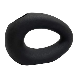 73997 ΕΠΙΤΡΑΠΕΖΙΟ ΚΕΡΑΜΙΚΟ ΔΙΑΚΟΣΜΗΤΙΚΟ ELLIPTO HM4645.02 ΜΑΥΡΟ ΜΑΤ 23x8x15,5Υεκ