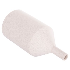 73998 ΕΠΙΤΡΑΠΕΖΙΟ ΚΕΡΑΜΙΚΟ ΔΙΑΚΟΣΜΗΤΙΚΟ GALAD HM4608.01 ΚΡΥΣΤΑΛΛΙΚΟ ΥΠΟΛΕΥΚΟ Φ13x30Υεκ