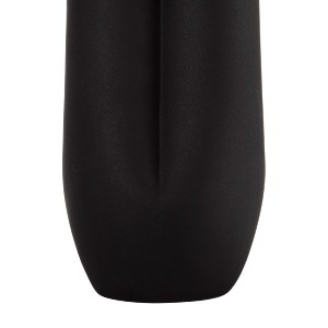 74010 ΕΠΙΤΡΑΠΕΖΙΟ ΚΕΡΑΜΙΚΟ ΔΙΑΚΟΣΜΗΤΙΚΟ GLAΖΕ HM4611.02 ΜΑΥΡΟ ΜΑΤ Φ14x34Υ εκ.