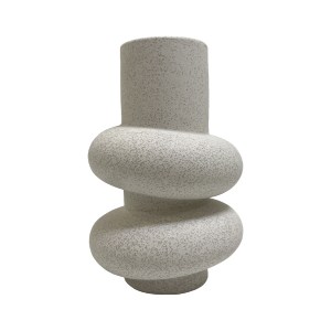 74017 ΕΠΙΤΡΑΠΕΖΙΟ ΚΕΡΑΜΙΚΟ ΔΙΑΚΟΣΜΗΤΙΚΟ ROOK HM4627.01 ΥΠΟΛΕΥΚΟ ΚΡΥΣΤΑΛΛΙΚΟ Φ16x25,5Υεκ