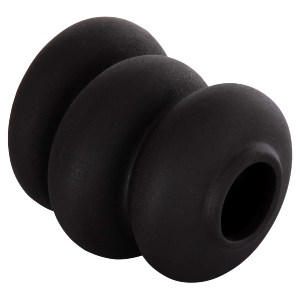 74020 ΕΠΙΤΡΑΠΕΖΙΟ ΚΕΡΑΜΙΚΟ ΔΙΑΚΟΣΜΗΤΙΚΟ ROOK HM4628.02 ΜΑΥΡΟ ΜΑΤ Φ14x19Υεκ