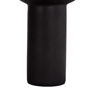 74024 ΕΠΙΤΡΑΠΕΖΙΟ ΚΕΡΑΜΙΚΟ ΔΙΑΚΟΣΜΗΤΙΚΟ ELENDIL HM4602.02 ΜΑΥΡΟ ΜΑΤ Φ23x32Υ εκ