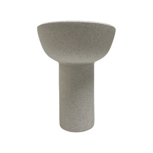 74025 ΕΠΙΤΡΑΠΕΖΙΟ ΚΕΡΑΜΙΚΟ ΔΙΑΚΟΣΜΗΤΙΚΟ ELENDIL HM4603.01 ΥΠΟΛΕΥΚΟ ΚΡΥΣΤΑΛΛΙΚΟ Φ20,5x26,5Υεκ