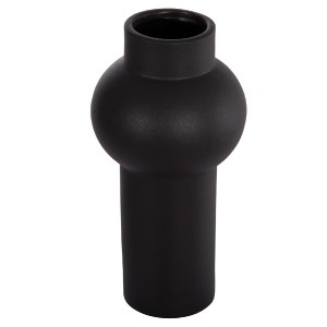 74032 ΕΠΙΤΡΑΠΕΖΙΟ ΚΕΡΑΜΙΚΟ ΔΙΑΚΟΣΜΗΤΙΚΟ SCEPTER HM4605.02 ΜΑΥΡΟ ΜΑΤ Φ15x30Υ εκ.