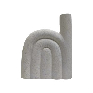 74041 ΕΠΙΤΡΑΠΕΖΙΟ ΚΕΡΑΜΙΚΟ ΔΙΑΚΟΣΜΗΤΙΚΟ ARCON HM4639.01 ΚΡΥΣΤΑΛΛΙΚΟ ΥΠΟΛΕΥΚΟ 23,5x5,5x29,5Υεκ