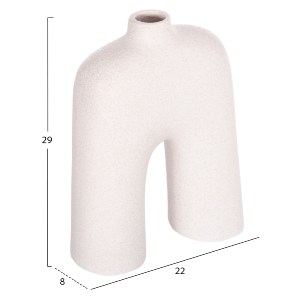 74051 ΕΠΙΤΡΑΠΕΖΙΟ ΚΕΡΑΜΙΚΟ ΔΙΑΚΟΣΜΗΤΙΚΟ ISIL HM4599.01 ΚΡΥΣΤΑΛΛ.ΥΠΟΛΕΥΚΟ 22x8x29Υεκ