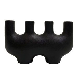 74066 ΕΠΙΤΡΑΠΕΖΙΟ ΚΕΡΑΜΙΚΟ ΔΙΑΚΟΣΜΗΤΙΚΟ MANI HM4641.02 ΜΑΥΡΟ ΜΑΤ 21x6x13Υεκ