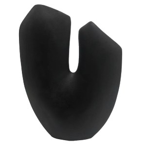 74067 ΕΠΙΤΡΑΠΕΖΙΟ ΚΕΡΑΜΙΚΟ ΔΙΑΚΟΣΜΗΤΙΚΟ ARKEN HM4618.02 ΜΑΥΡΟ ΜΑΤ 28x10x36,5Υεκ