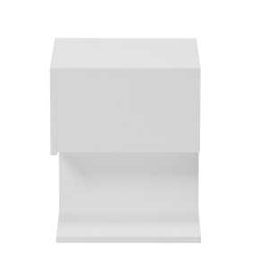 74092 ΚΟΜΟΔΙΝΟ CASPIAN ΗΜ9071.11 ΜΕΛΑΜΙΝΗ ΣΕ ΛΕΥΚΟ 46,8x33x36,8Υεκ