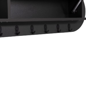 74100 ΚΡΕΜΑΣΤΡΑ ΕΙΣΟΔΟΥ & ΚΛΕΙΣΤΟ ΡΑΦΙ STOR HM18078.03 ΜΕΛΑΜΙΝΗ ΣΚΟΥΡΟ ΓΚΡΙ 84x15.5x28.5Υεκ