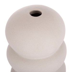 74125 ΕΠΙΤΡΑΠΕΖΙΟ ΚΕΡΑΜΙΚΟ ΔΙΑΚΟΣΜΗΤΙΚΟ ROOK HM4630.03 ΓΚΡΙ ΜΑΤ Φ12x30Υ εκ.