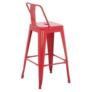 74162 ΣΚΑΜΠΟ ΜΠΑΡ ΜΕΣΑΙΟΥ ΥΨΟΥΣ ΜΕΤΑΛΛΙΚΟ MELITA-PRO HM8574.44 ΚΟΚΚΙΝΟ 43x43x88Υεκ.