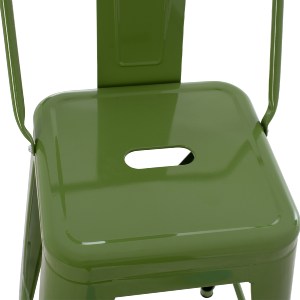 74164 ΣΚΑΜΠΟ ΜΠΑΡ ΜΕΣΑΙΟΥ ΥΨΟΥΣ ΜΕΤΑΛΛΙΚΟ MELITA-PRO HM8574.53 LIGHT OLIVE GREEN 43x43x88Υεκ.
