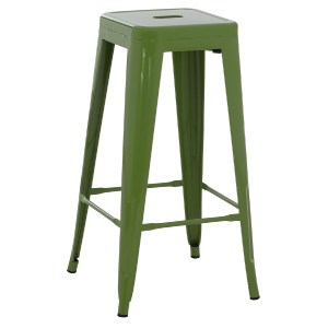 74233 ΣΚΑΜΠΟ ΜΠΑΡ ΜΕΤΑΛΛΙΚΟ MELITA-PRO HM8642.53 ΣΕ LIGHT OLIVE GREEN 43x43x78Υεκ.