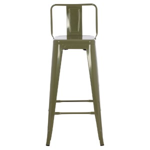 74234 ΣΚΑΜΠΟ ΜΠΑΡ ΜΕΤΑΛΛΙΚΟ MELITA-PRO HM8642.41 ΣΕ ΛΕΥΚΟ ΜΑΤ 43x43x78Υεκ.
