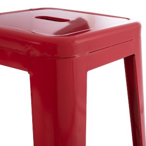 74236 ΣΚΑΜΠΟ ΜΠΑΡ ΜΕΤΑΛΛΙΚΟ MELITA-PRO HM8642.44 ΣΕ ΚΟΚΚΙΝΟ 43x43x78Υεκ.