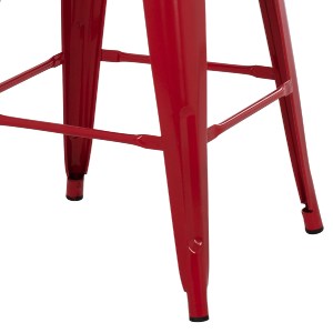 74237 ΣΚΑΜΠΟ ΜΕΣΑΙΟΥ ΥΨΟΥΣ ΜΕΤΑΛΛΙΚΟ MELITA-PRO HM8573.44 ΚΟΚΚΙΝΟ 43x43x67Υεκ.