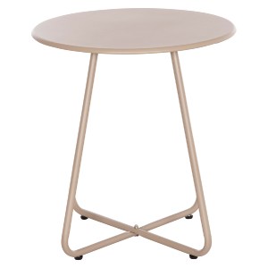 74265 ΒΟΗΘΗΤΙΚΟ ΤΡΑΠΕΖΑΚΙ ΜΕΤΑΛΛΙΚΟ ΣΤΡΟΓΓΥΛΟ SAMMON HM6271.03 ΚΑΠΟΥΤΣΙΝΟ Φ45x50Υεκ