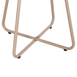 74265 ΒΟΗΘΗΤΙΚΟ ΤΡΑΠΕΖΑΚΙ ΜΕΤΑΛΛΙΚΟ ΣΤΡΟΓΓΥΛΟ SAMMON HM6271.03 ΚΑΠΟΥΤΣΙΝΟ Φ45x50Υεκ