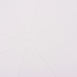 74338 ΤΡΑΠΕΖΙ ΜΠΑΡ ΣΤΡΟΓΓΥΛΟ TERRIN HM6126.11 ΠΟΛΥΠΡΟΠΥΛΕΝΙΟ ΛΕΥΚΟ Φ60x106Υεκ.