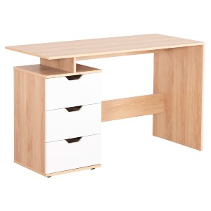 74340 ΓΡΑΦΕΙΟ ΜΕ ΣΥΡΤΑΡΙΑ COLT HM18291 ΜΕΛΑΜΙΝΗ ΣΕ ΛΕΥΚΟ-SONAMA 120x53x75Υεκ.