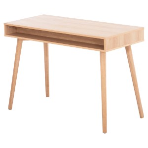 74341 ΓΡΑΦΕΙΟ GAET HM18292 ΜΕΛΑΜΙΝΗ ΣΕ SONAMA-ΓΚΡΙ-ΛΕΥΚΟ-ΜΠΕΖ 110x50x76.5Υεκ.