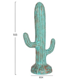 74373 ΔΙΑΚΟΣΜΗΤΙΚΟΣ ΚΑΚΤΟΣ ΔΑΠΕΔΟΥ CACTUS HM4386.03M MDF ΣΕ ΠΡΑΣΙΝΟ 54x34x103Υεκ.